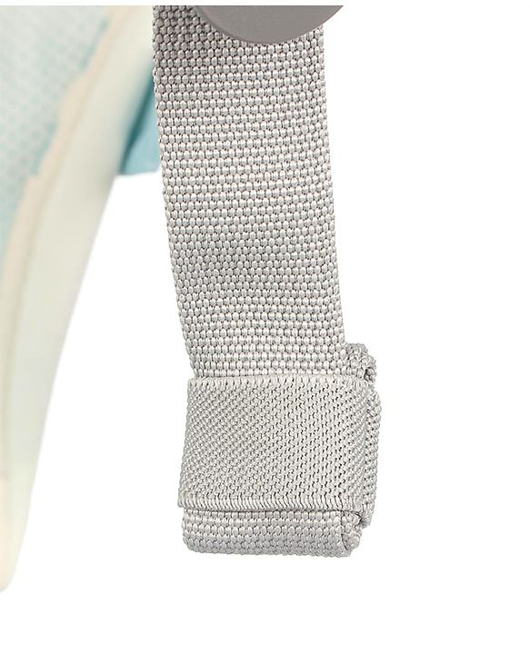 Babyhug Little Voyager Hip Seat Baby Carrier - 100% Polyester, 3 Positions (Inward, Outward, Back Carrying), Ergonomic Design for 4-36 Months (3.5-14.9kg), Adjustable Lumbar Belt, Lightweight, Free Size, Hand Washable - Grey