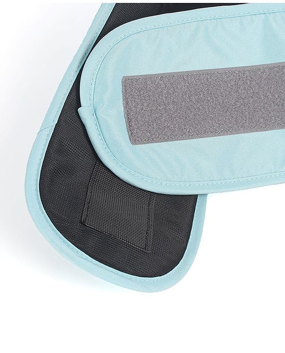 Babyhug Little Voyager Hip Seat Baby Carrier - 100% Polyester, 3 Positions (Inward, Outward, Back Carrying), Ergonomic Design for 4-36 Months (3.5-14.9kg), Adjustable Lumbar Belt, Lightweight, Free Size, Hand Washable - Grey