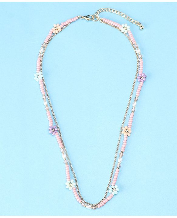 Babyhug Necklace & Bracelets Set Floral Applique - Multicolor