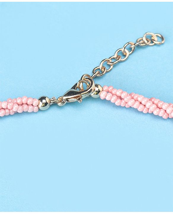 Babyhug Beads Necklace & Bracelets with Butterfly Applique - Multicolor