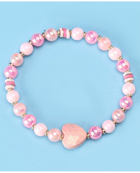 Pine Kids Beads Necklace & Bracelets Sets of 4 - Multicolor
