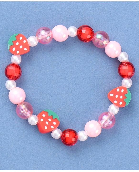 Babyhug Jewellery Set with Strawberry Applique - Multicolor