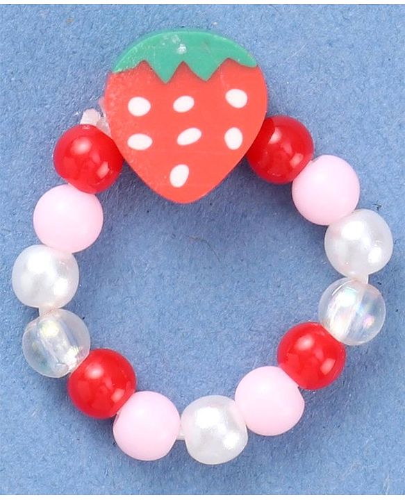 Babyhug Jewellery Set with Strawberry Applique - Multicolor