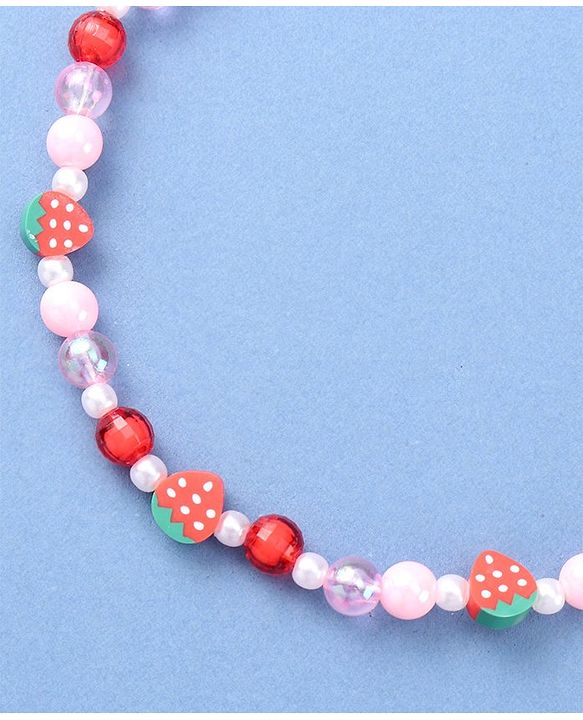 Babyhug Jewellery Set with Strawberry Applique - Multicolor