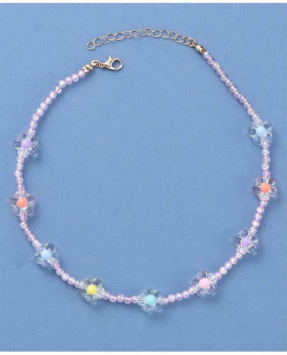 Babyhug Jewellery Set with Flower Applique - Multicolor