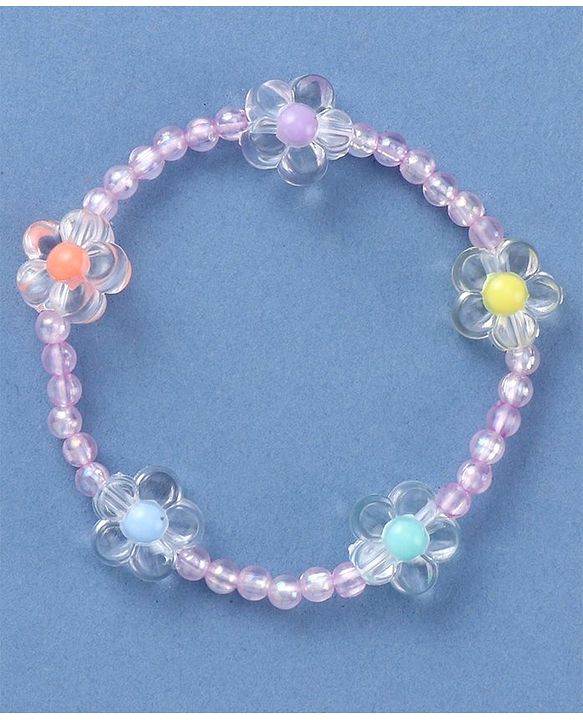 Babyhug Jewellery Set with Flower Applique - Multicolor