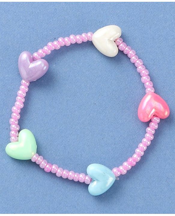 Pine Kids Jewellery Set with Heart Applique - Multicolor