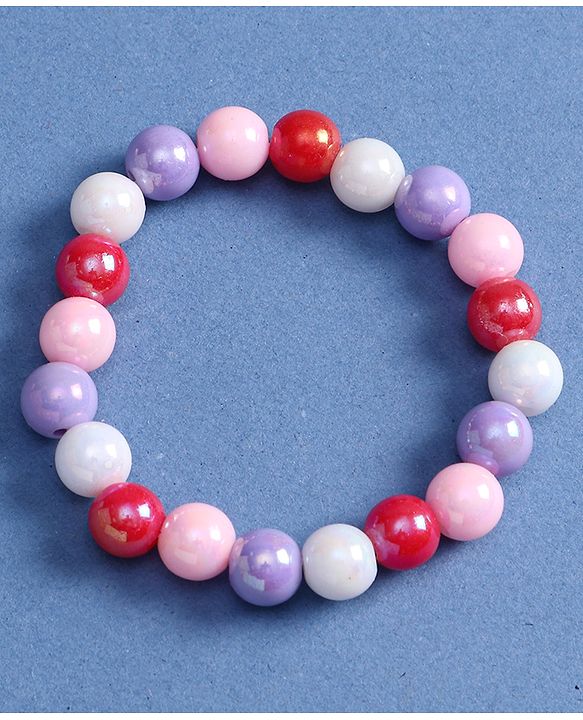 Babyhug Beaded Bracelets & Bangles Pack of 3- Multicolor