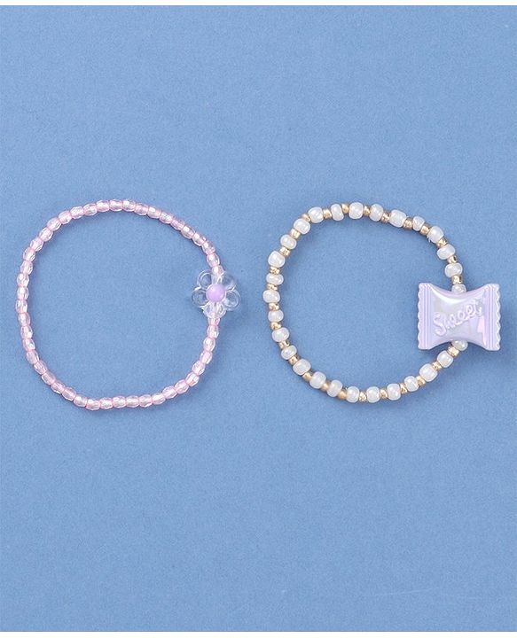 Babyhug Beaded Bracelets & Bangles Pack of 4 - Multicolor