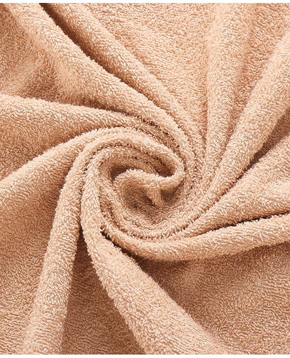 Babyhug  Woven Terry Hooded Towel Lion Embroidery - Brown