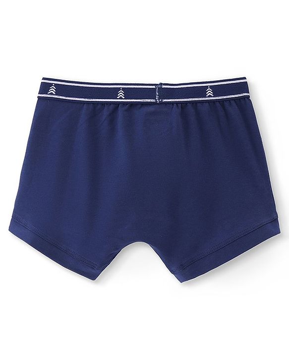 Pine Kids Cotton Spandex Knit Printed Trunks Pack of 3 (Colour May Vary)