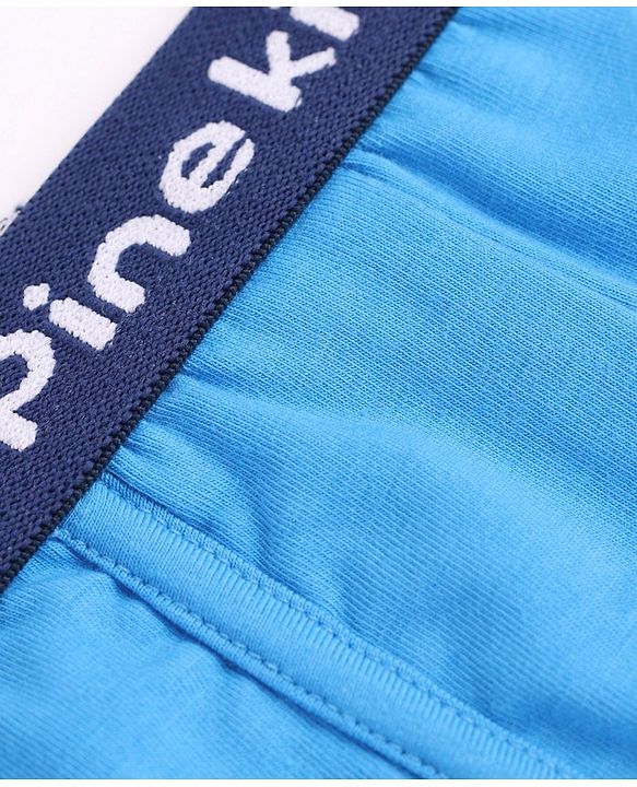 Pine Kids Cotton Spandex Knit Solid Colour Briefs Pack of 3 - ( Colour May Vary )