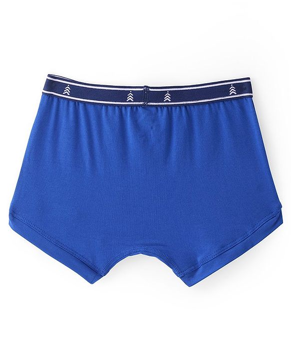 Pine Kids Cotton Spandex Knit Solid Colour Trunks Pack of 3  (Colour May Vary)