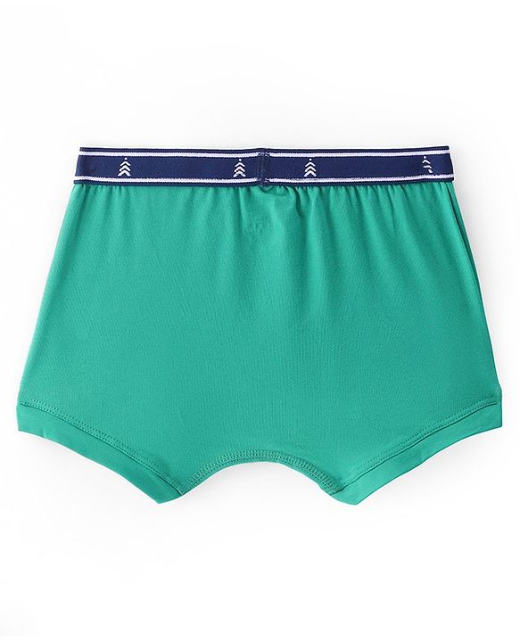 Pine Kids Cotton Spandex Knit Solid Colour Trunks Pack of 3  (Colour May Vary)