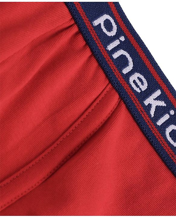 Pine Kids Cotton Spandex Knit Solid Colour Trunks Pack of 3  (Colour May Vary)