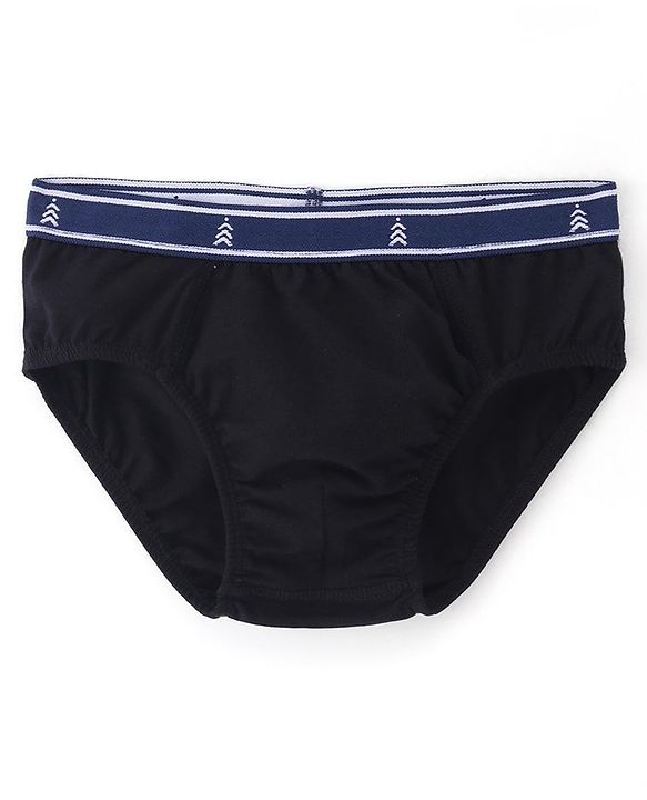 Pine Kids Cotton Lycra Knit Briefs Pack of 3 (Color & Print May Vary)