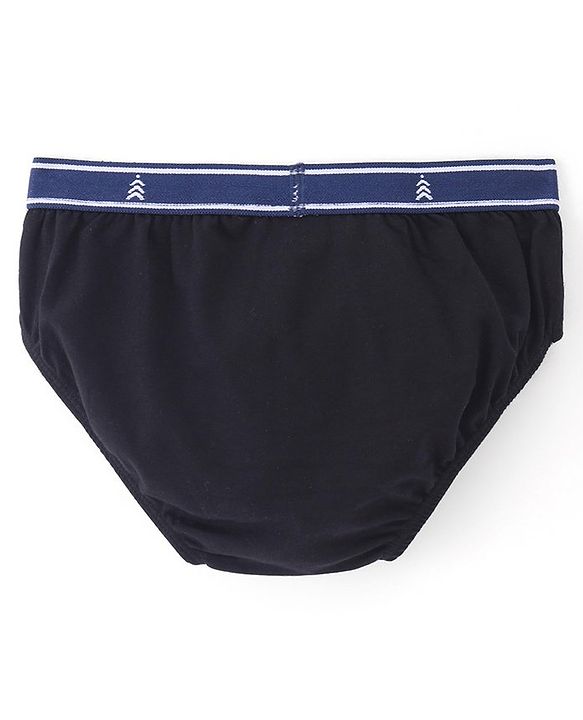 Pine Kids Cotton Lycra Knit Briefs Pack of 3 (Color & Print May Vary)