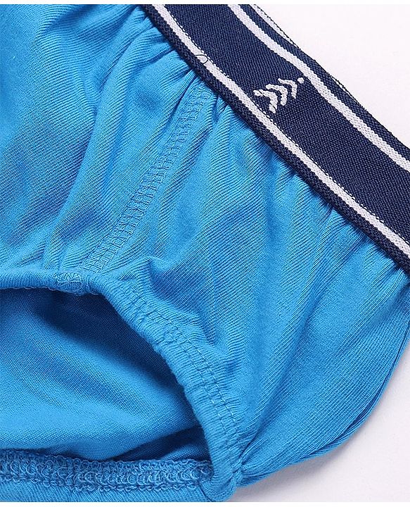 Pine Kids Cotton Lycra Knit Briefs Pack of 3 (Color & Print May Vary)