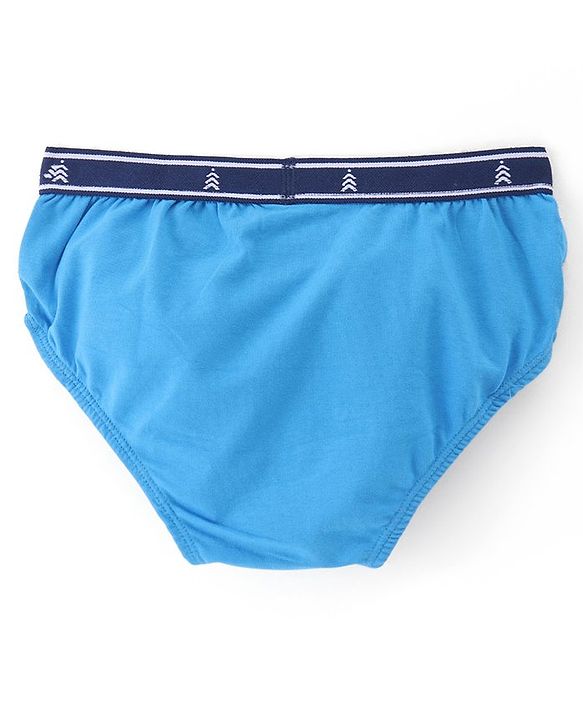 Pine Kids Cotton Lycra Knit Briefs Pack of 3 (Color & Print May Vary)