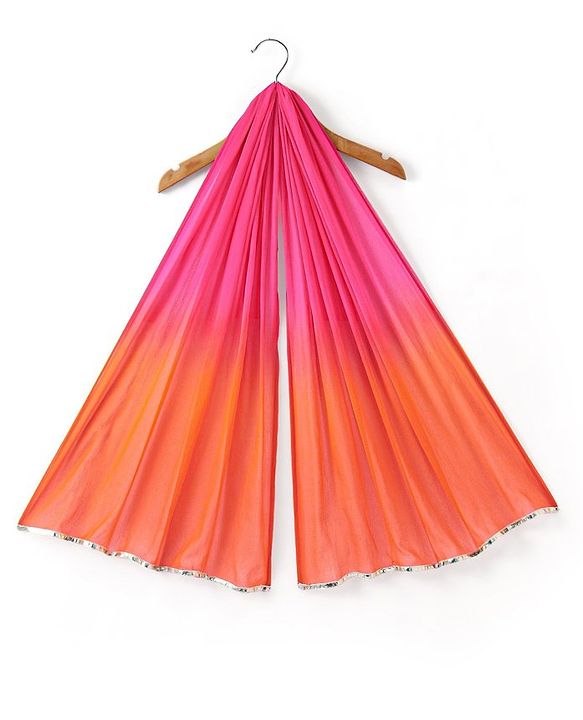 Babyhug Cotton Woven Three Fourth Sleeves Floral Printed Kurta & Palazzo Set with Dupatta - Off White