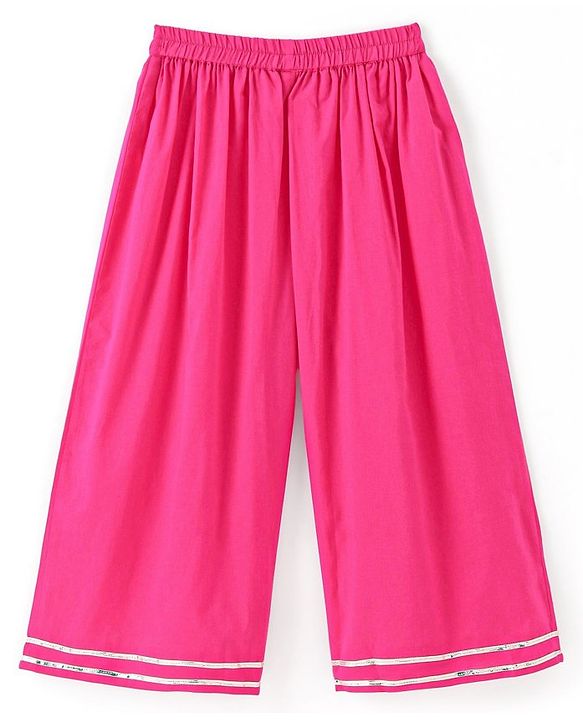 Babyhug Cotton Woven Three Fourth Sleeves Floral Printed Kurta & Palazzo Set with Dupatta - Off White