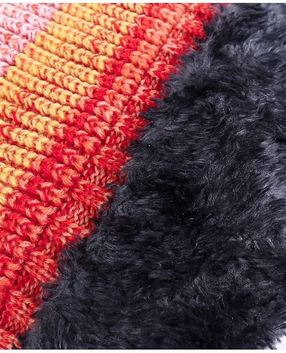 Pine Kids Woollen Cap & Muffler Set - Multicolor