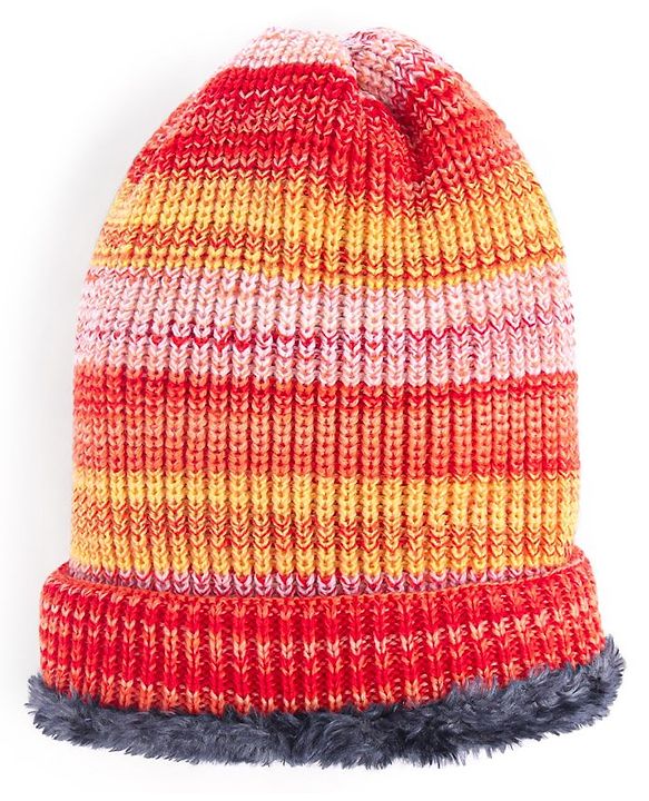 Pine Kids Woollen Cap & Muffler Set - Multicolor