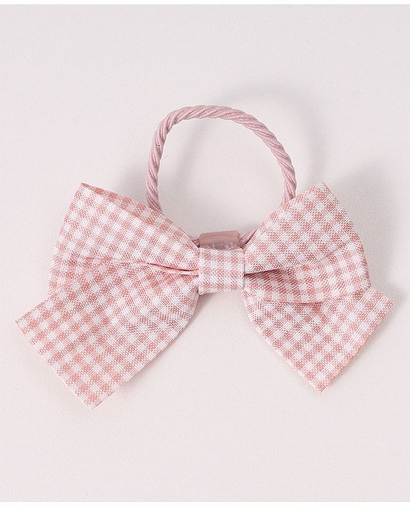 Babyhug Free Size Hair Accessories Combo Set With Bow & Floral Applique - Pink