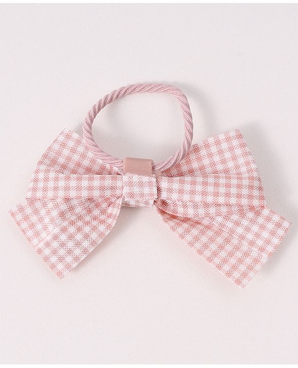 Babyhug Free Size Hair Accessories Combo Set With Bow & Floral Applique - Pink