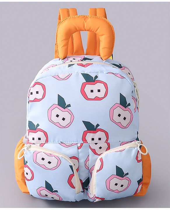 Pine Kids Apple Print Fashion Backpack - Orange