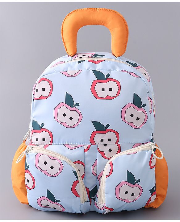 Pine Kids Apple Print Fashion Backpack - Orange