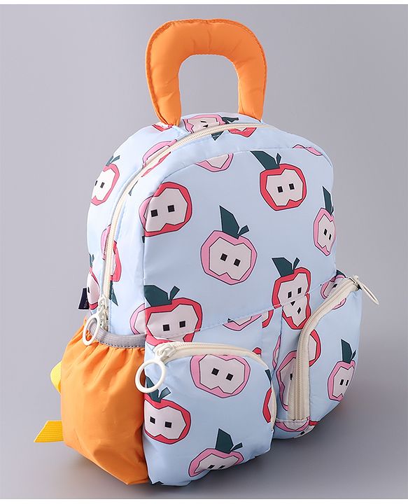 Pine Kids Apple Print Fashion Backpack - Orange