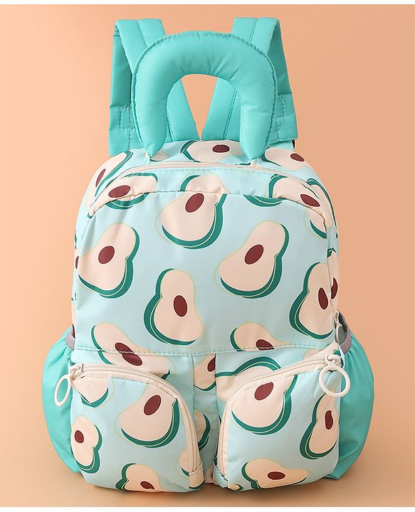 Pine Kids Pear Print Fashion Backpack - Green