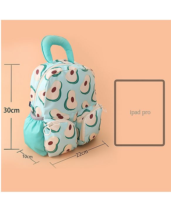 Pine Kids Pear Print Fashion Backpack - Green