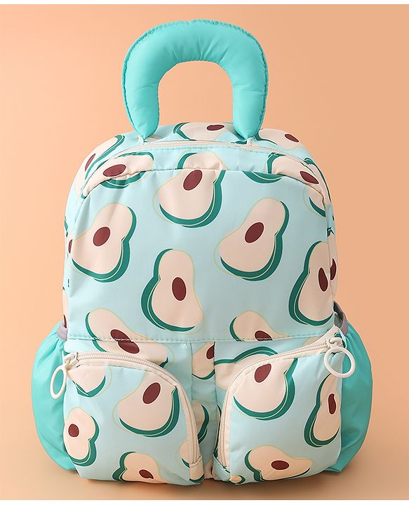 Pine Kids Pear Print Fashion Backpack - Green