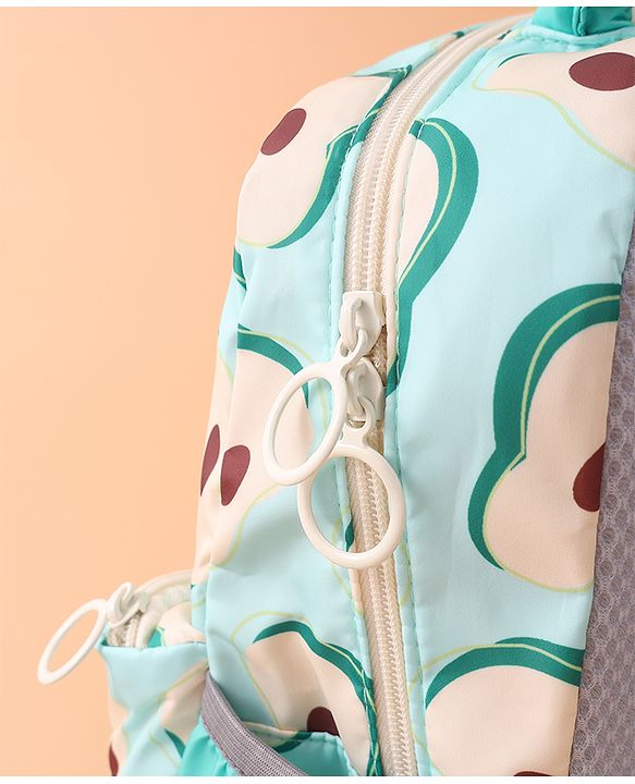 Pine Kids Pear Print Fashion Backpack - Green