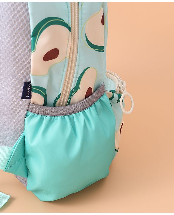 Pine Kids Pear Print Fashion Backpack - Green