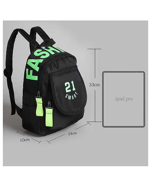 Pine Kids Premium Quality Multipurpose Fashion Backpack - Black