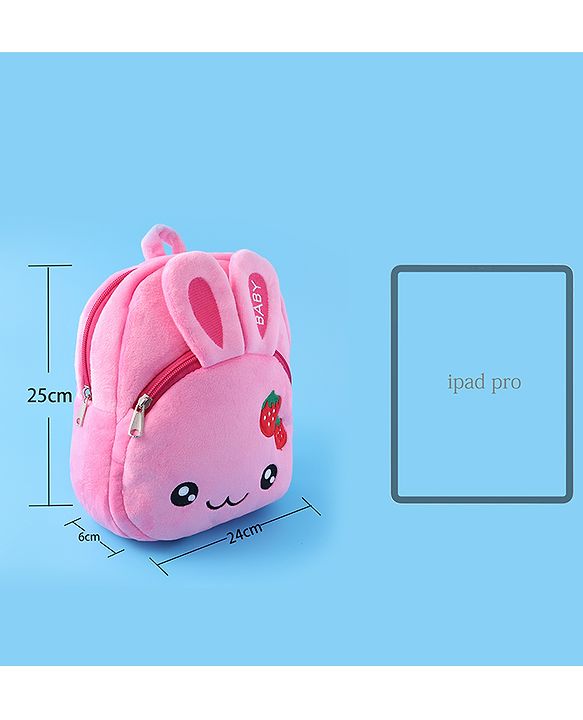 Babyhug Bunny Fashion Backpack  Free Size - Pink