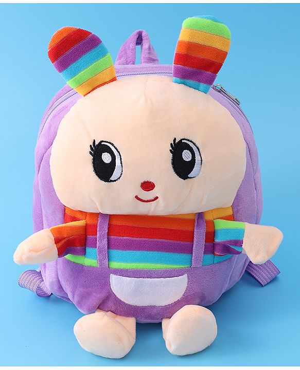 Babyhug Bunny Fashion Backpack - Purple