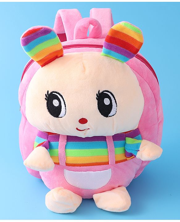 Babyhug Fashion Backpacks Bunny Applique - Pink