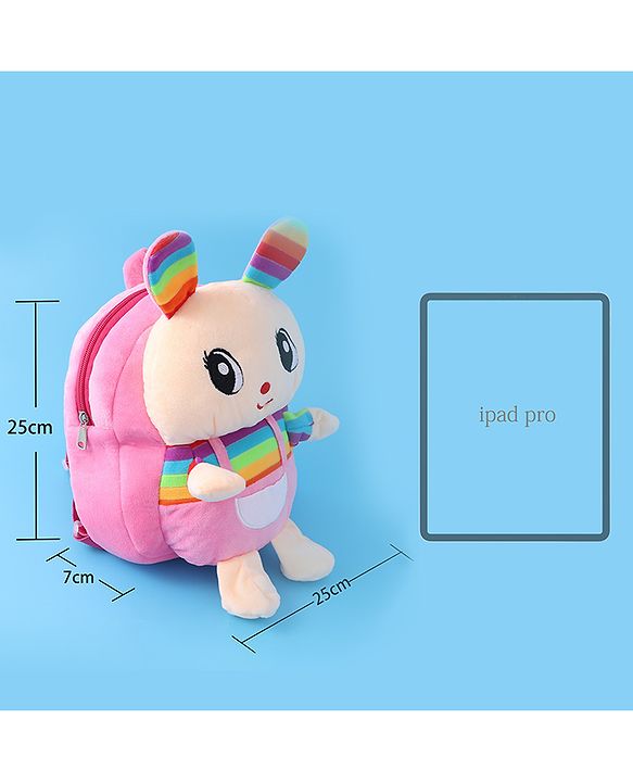 Babyhug Fashion Backpacks Bunny Applique - Pink