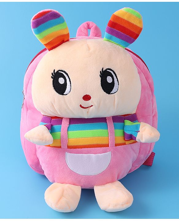 Babyhug Fashion Backpacks Bunny Applique - Pink