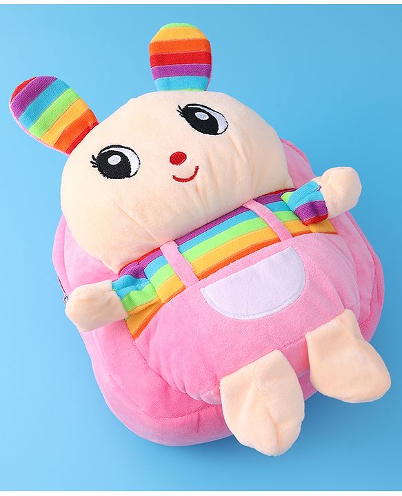 Babyhug Fashion Backpacks Bunny Applique - Pink