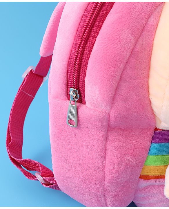 Babyhug Fashion Backpacks Bunny Applique - Pink