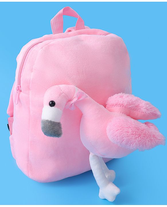 Babyhug Duck Applique Fashion Backpack - Pink