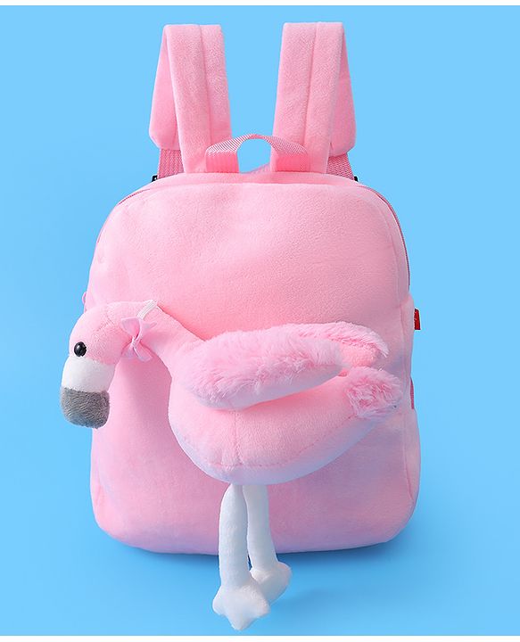 Babyhug Duck Applique Fashion Backpack - Pink