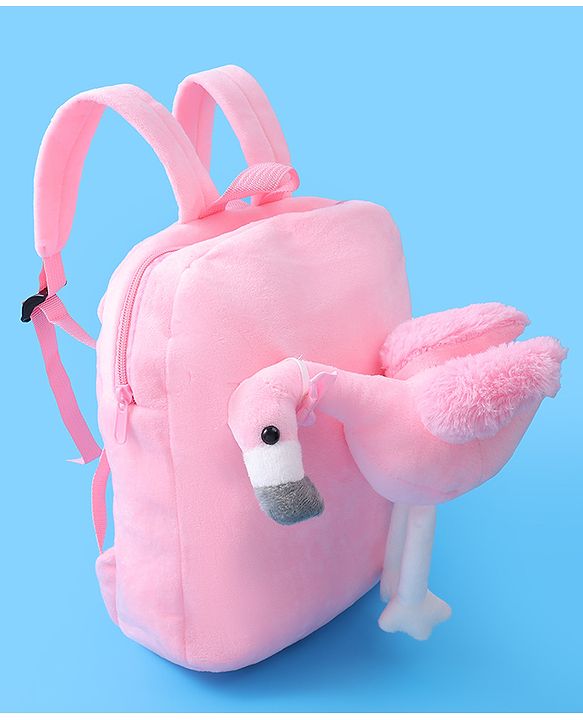 Babyhug Duck Applique Fashion Backpack - Pink