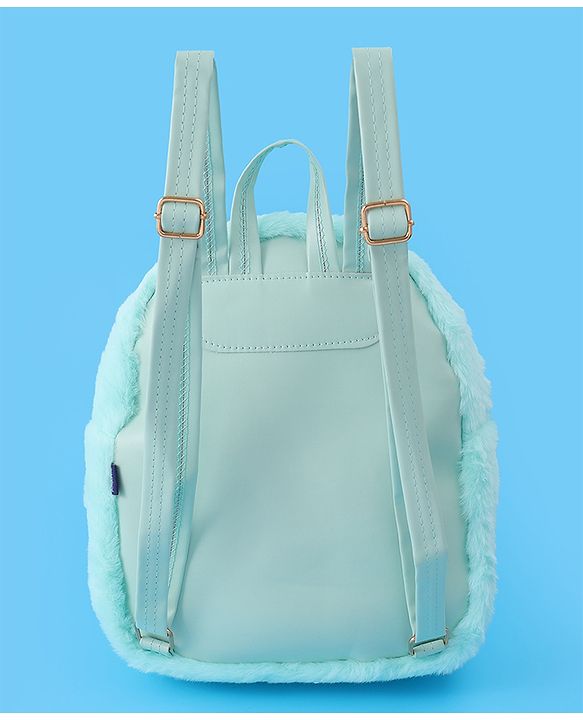 Pine Kids Fur Detailing Fashion Backpacks Free Size - Blue