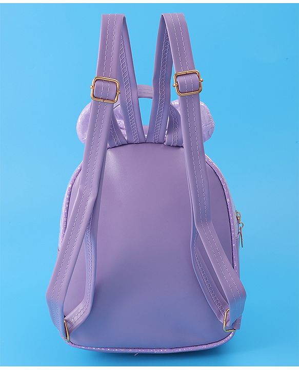 Babyhug Bow Fashion Backpacks Free Size - Purple